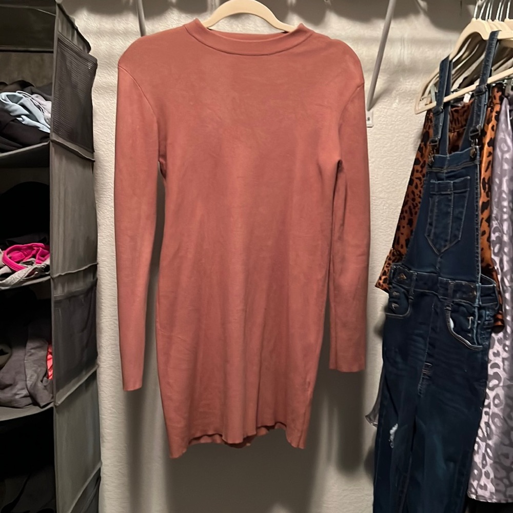 Long sweater or sweater dress